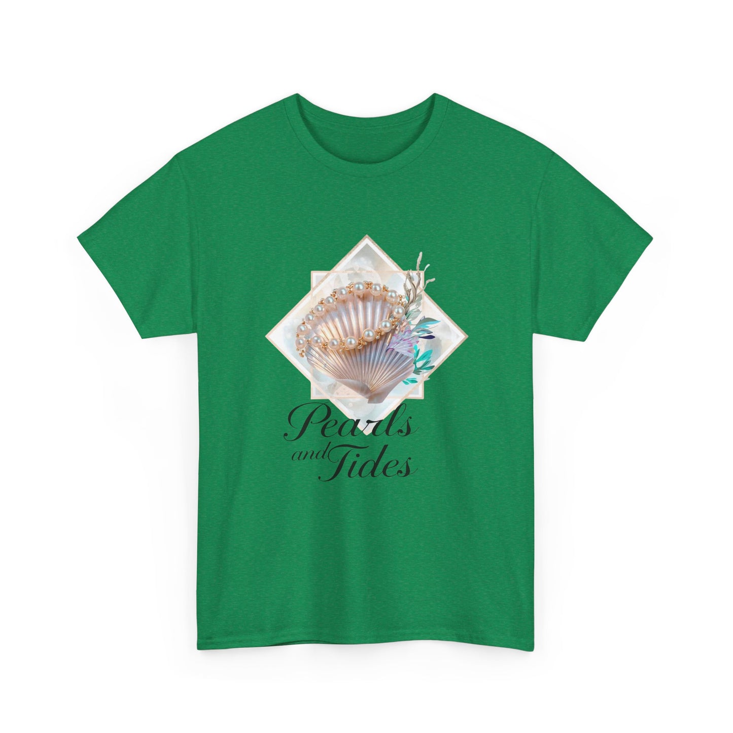 Pearls and Tides – Soft Waves & Pearls T-Shirt for Women