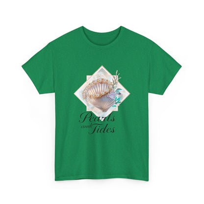 Pearls and Tides – Soft Waves & Pearls T-Shirt for Women