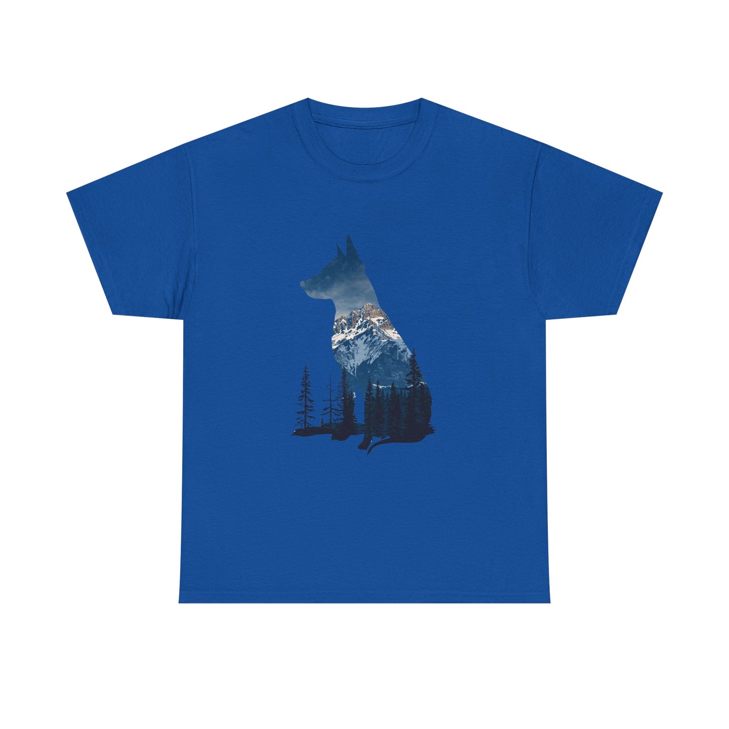 Dog Silhouette – Minimal Feminine T-Shirt