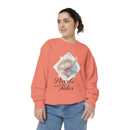 Pearls and Tides – Elegant Ocean Luxury T-Shirt