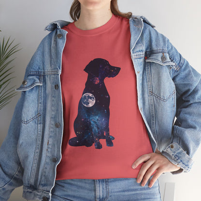 Dog Silhouette – Feminine Minimal T-Shirt