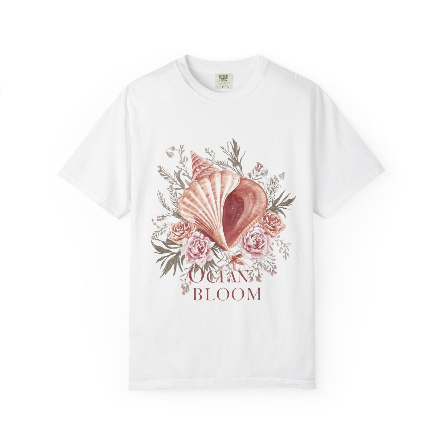 Ocean Bloom – Floral Ocean Aesthetic T-Shirt
