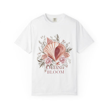Ocean Bloom – Floral Ocean Aesthetic T-Shirt