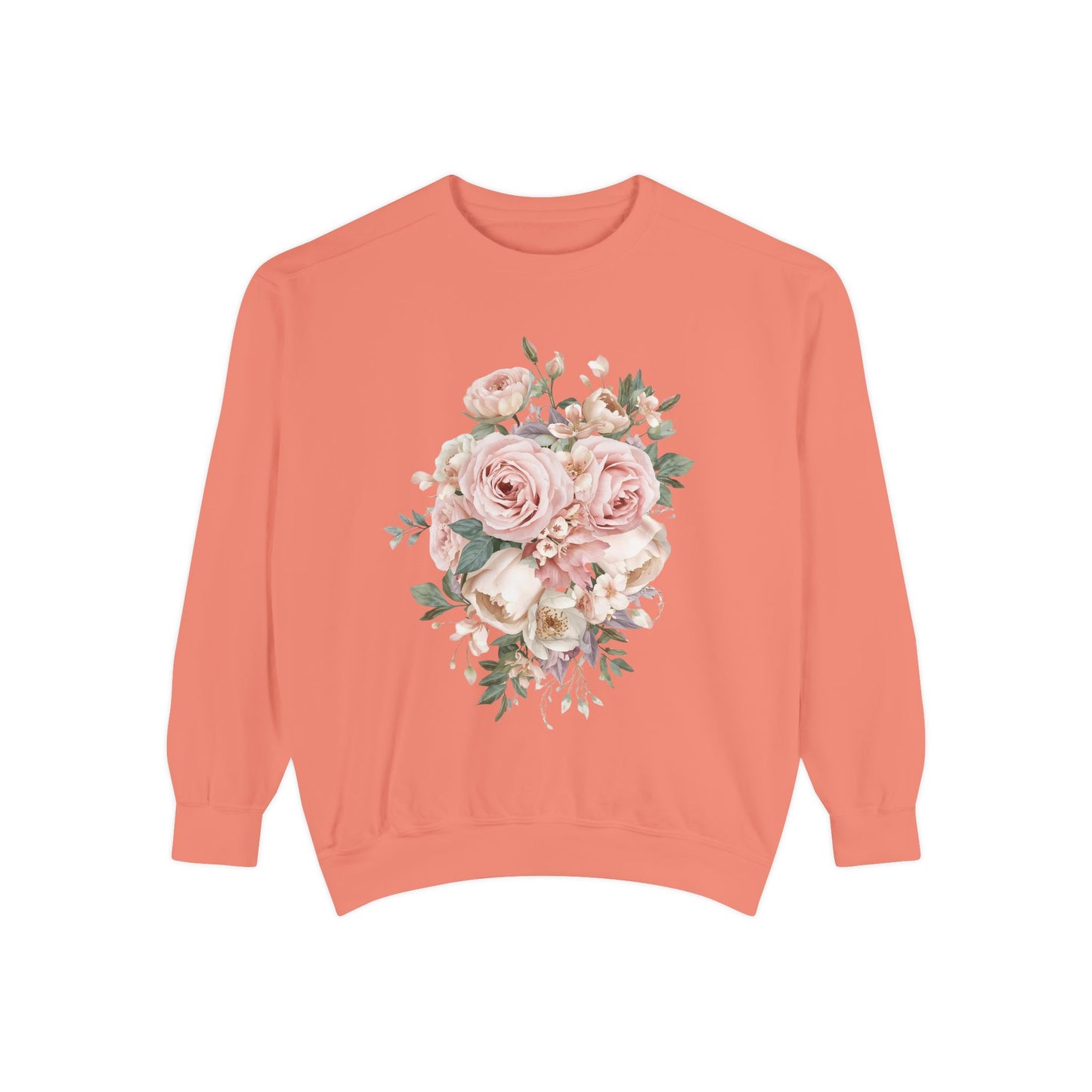 Elegant Flower Bouquet – Cozy Women Sweatshirt
