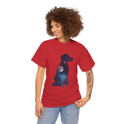 Dog Silhouette – Feminine Minimal T-Shirt