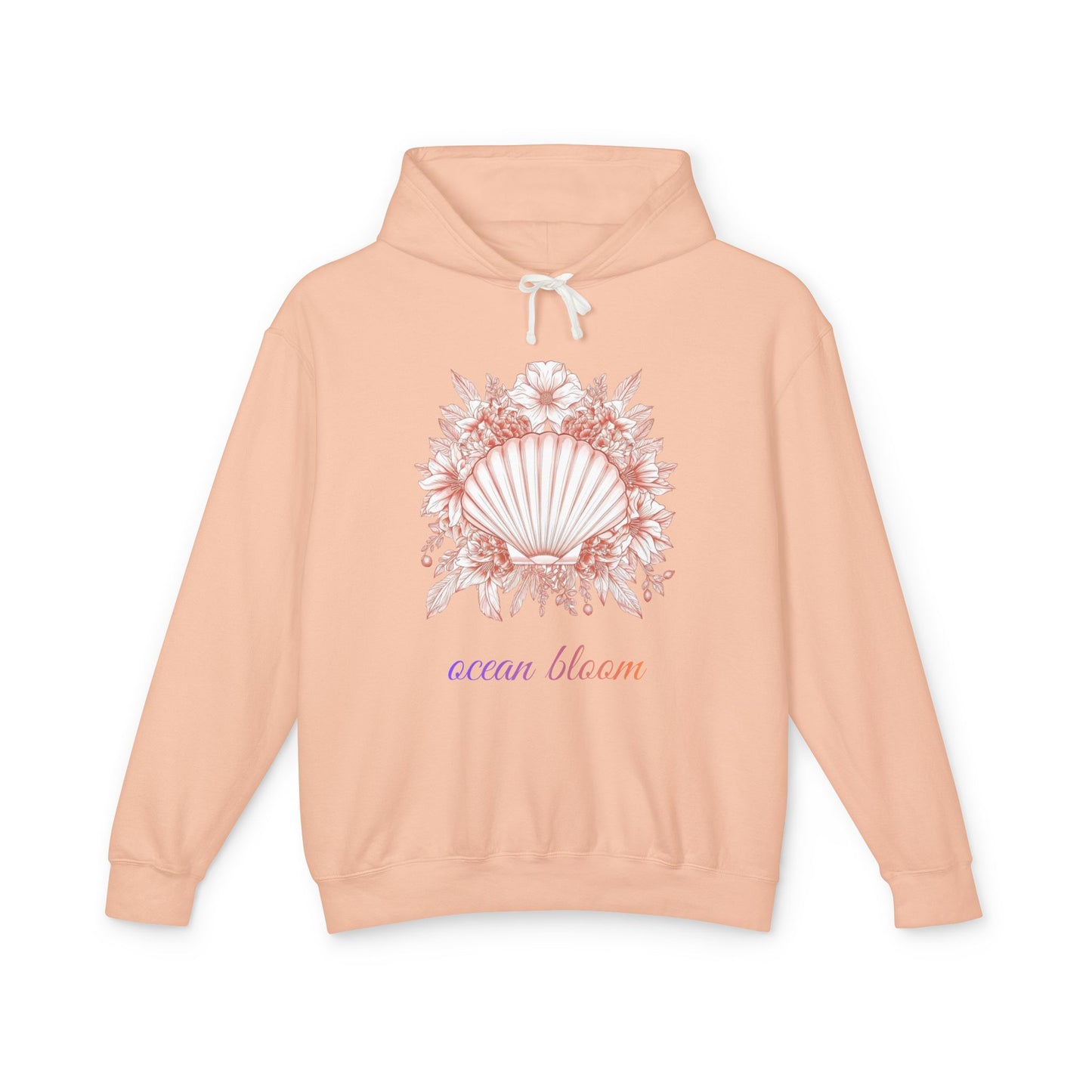 Ocean Bloom – Cozy Coastal Sweatshirt for Women