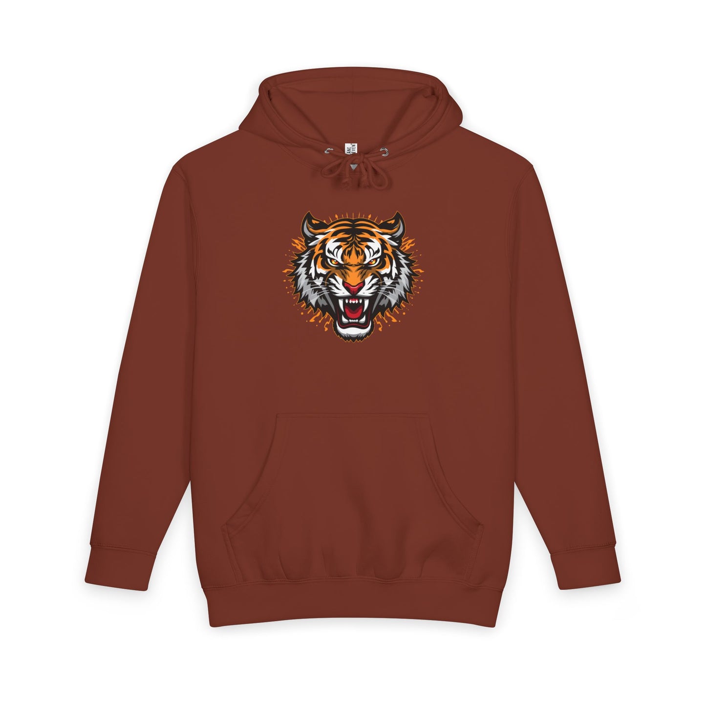 Wild Tiger Head Men's Hoodie