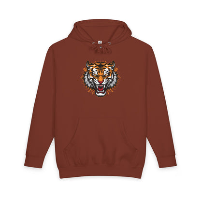 Wild Tiger Head Men's Hoodie