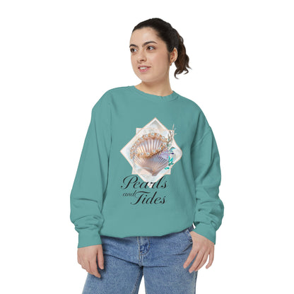 Pearls and Tides – Elegant Ocean Luxury T-Shirt