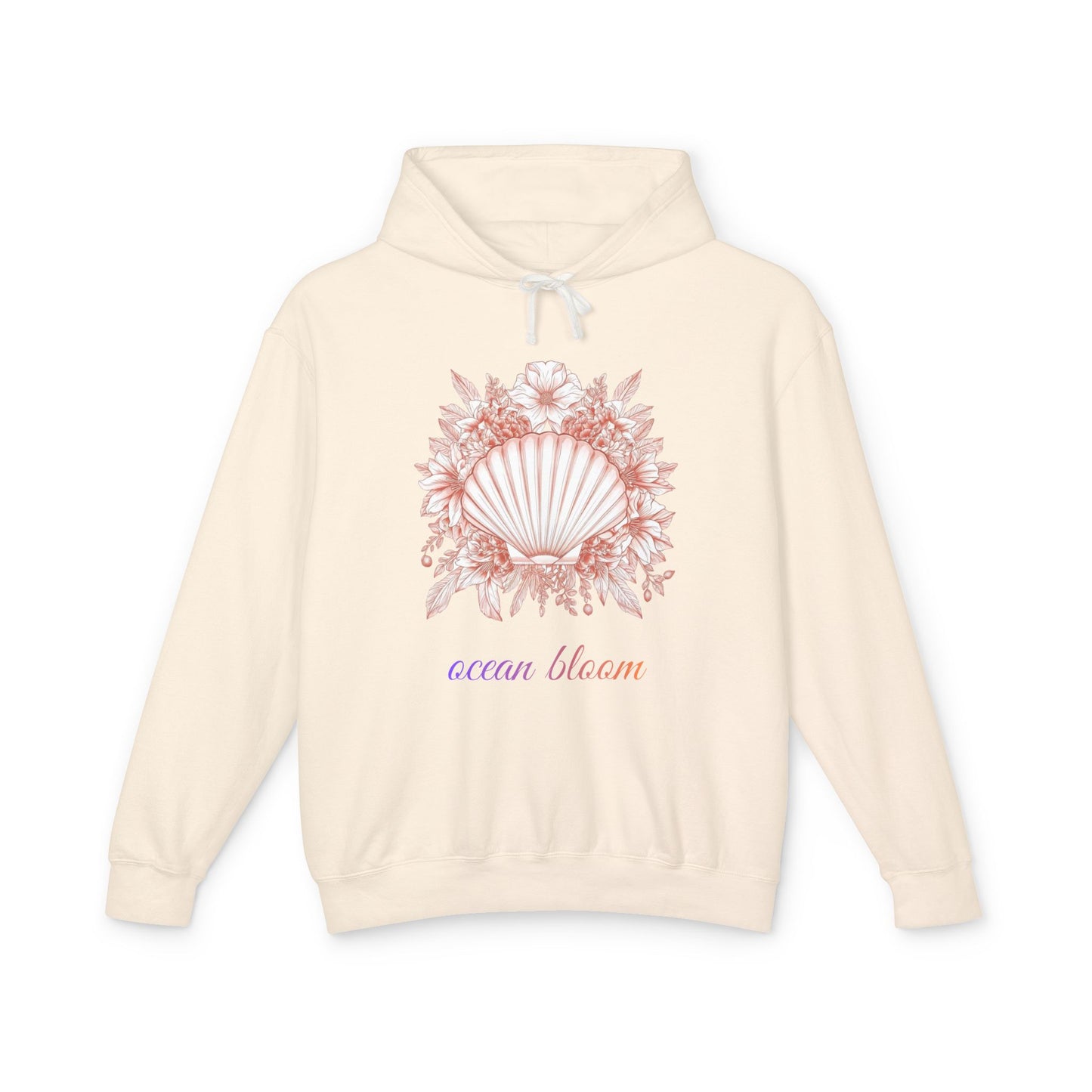 Ocean Bloom – Cozy Coastal Sweatshirt for Women