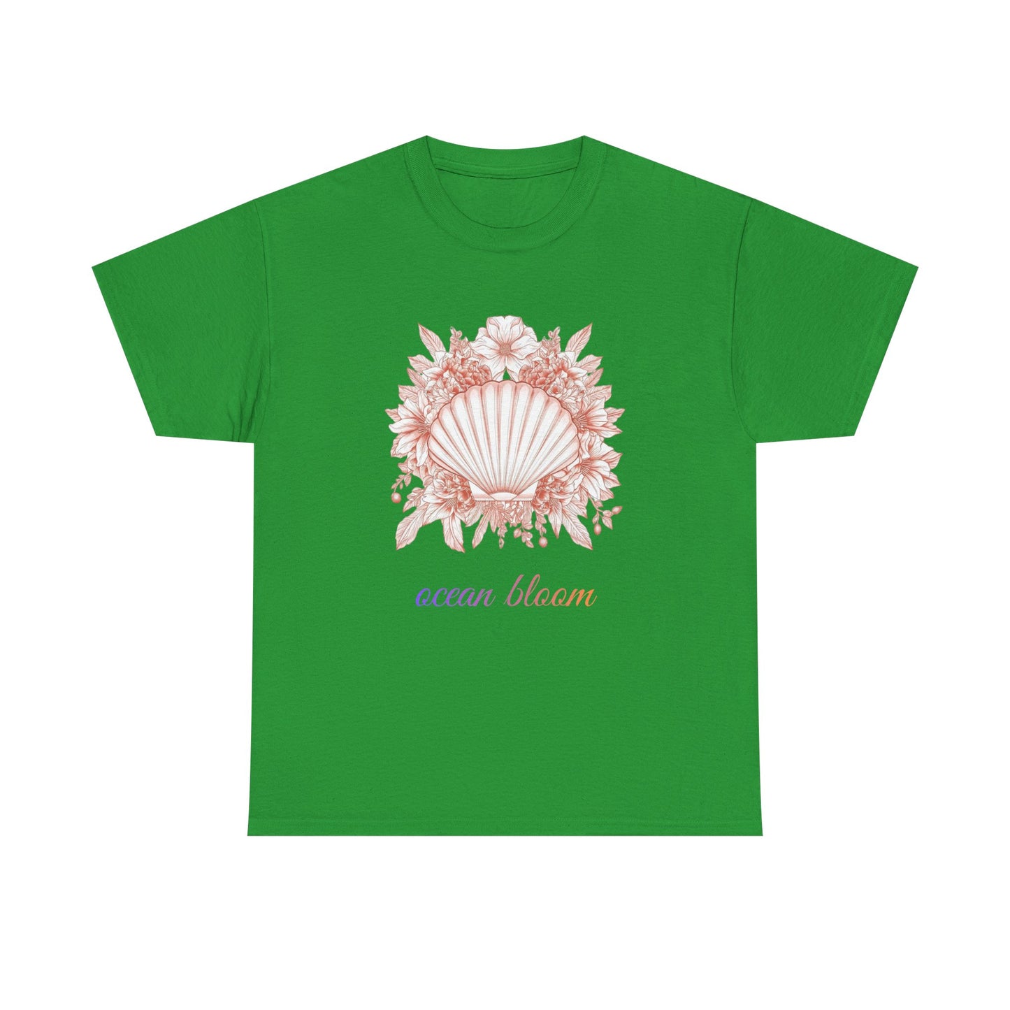 Ocean Bloom – Coastal Seashell Blossom T-Shirt