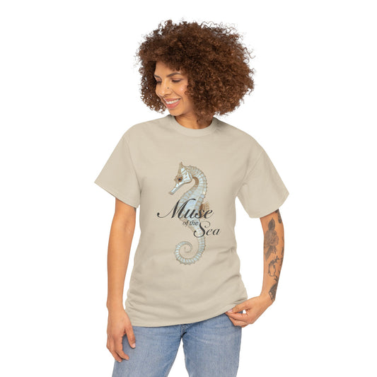 Muse of the Sea – Elegant Ocean Goddess T-Shirt
