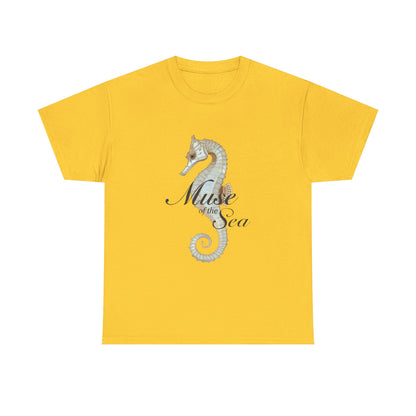 Muse of the Sea – Elegant Ocean Goddess T-Shirt