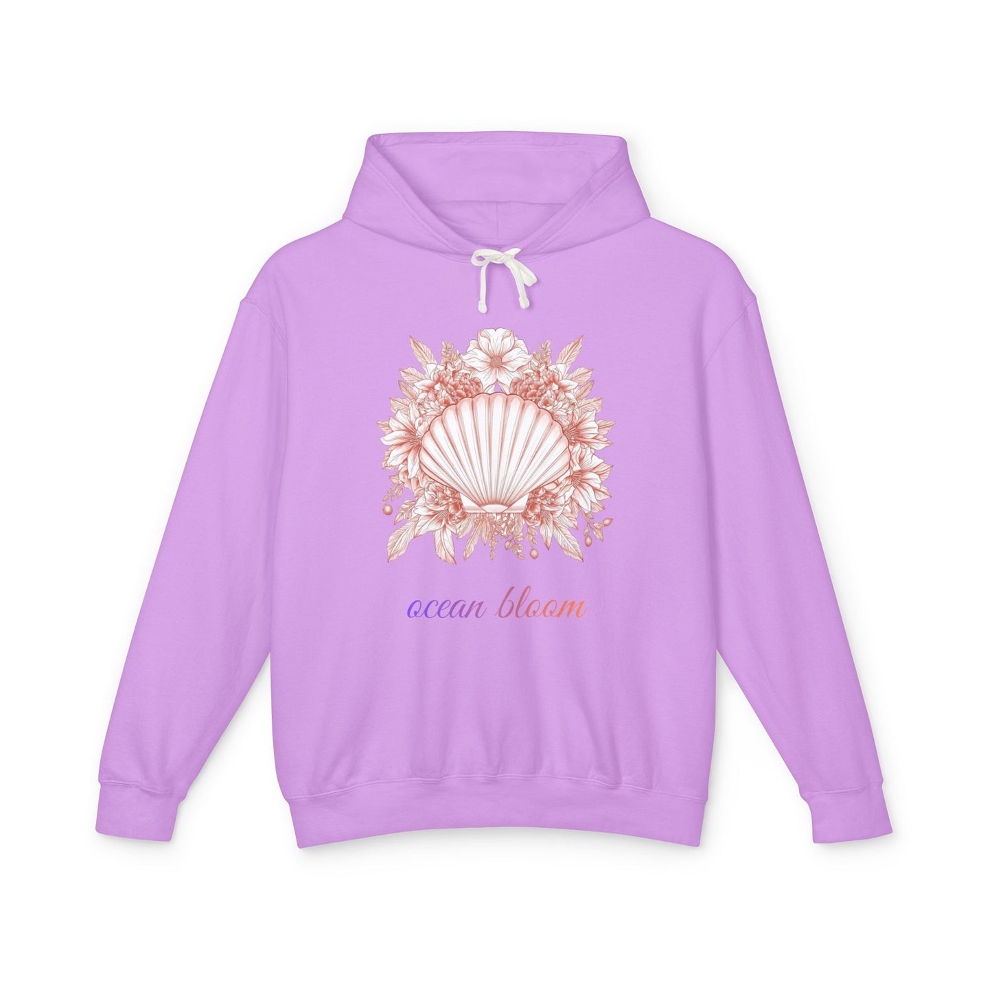 Ocean Bloom – Cozy Coastal Sweatshirt for Women
