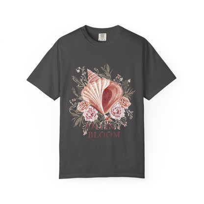 Ocean Bloom – Floral Ocean Aesthetic T-Shirt