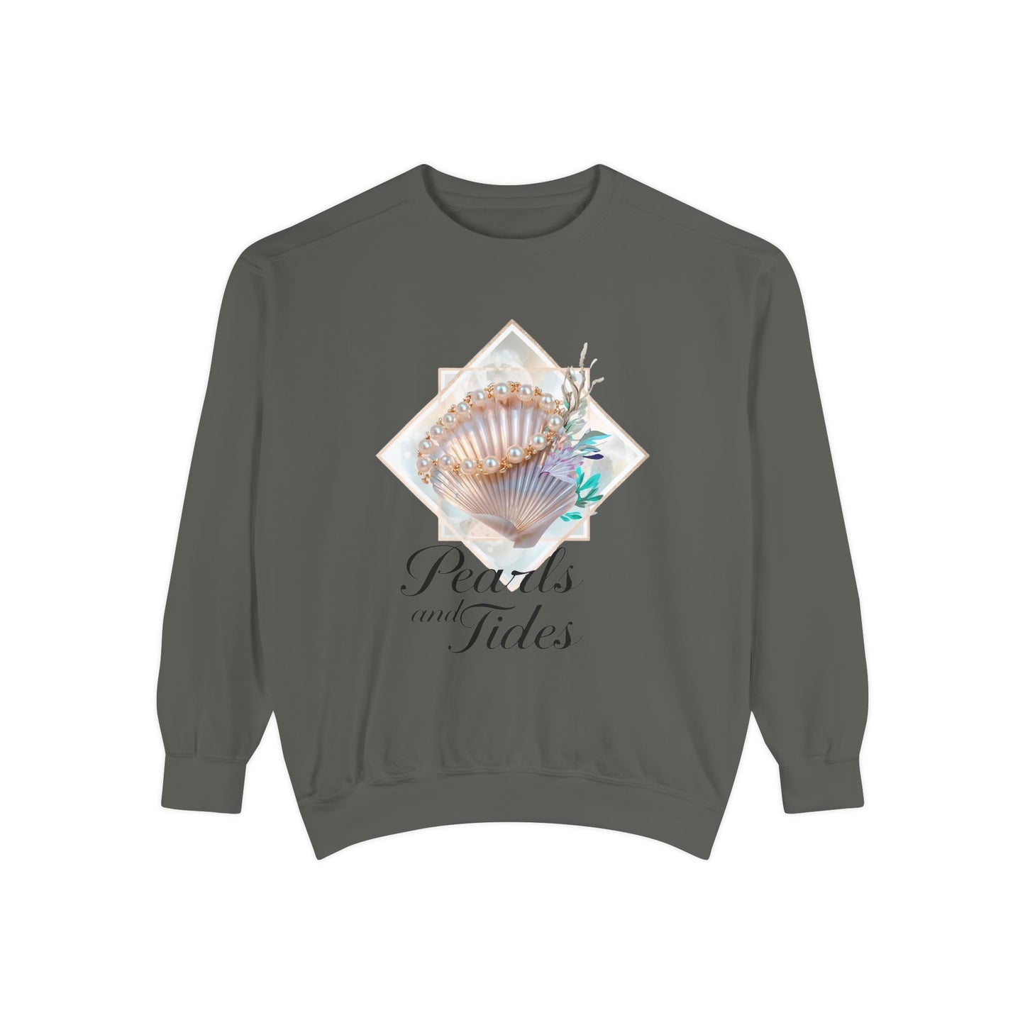 Pearls and Tides – Elegant Ocean Luxury T-Shirt