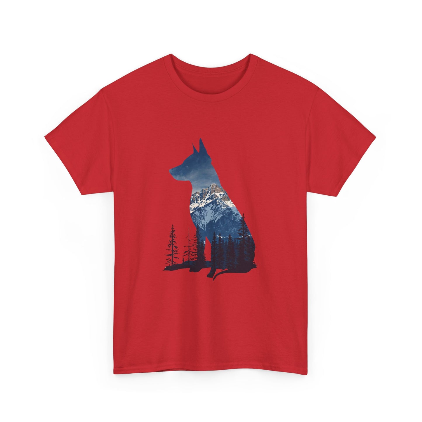 Dog Silhouette – Minimal Feminine T-Shirt