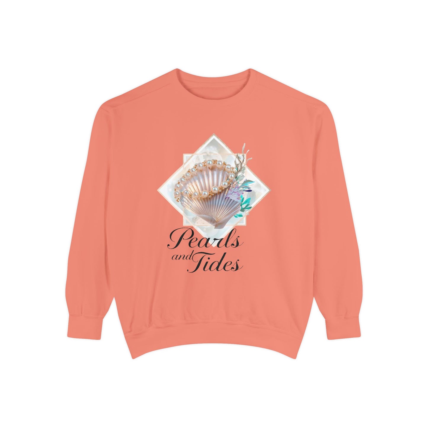 Pearls and Tides – Elegant Ocean Luxury T-Shirt