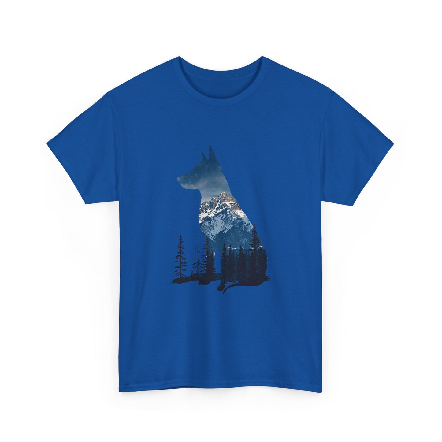 Dog Silhouette – Minimal Feminine T-Shirt