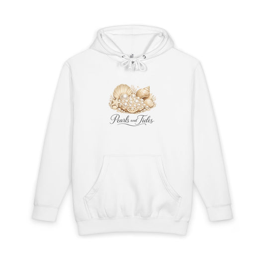 Pearls and Tides – Chic Beach Style Hoodie