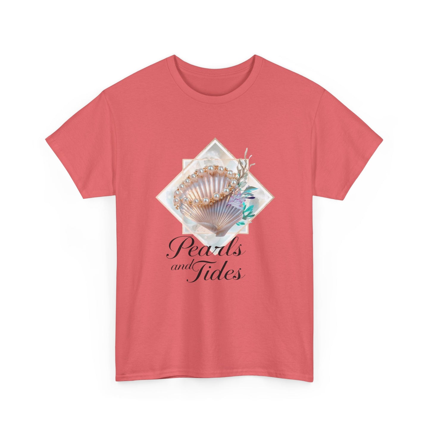 Pearls and Tides – Soft Waves & Pearls T-Shirt for Women