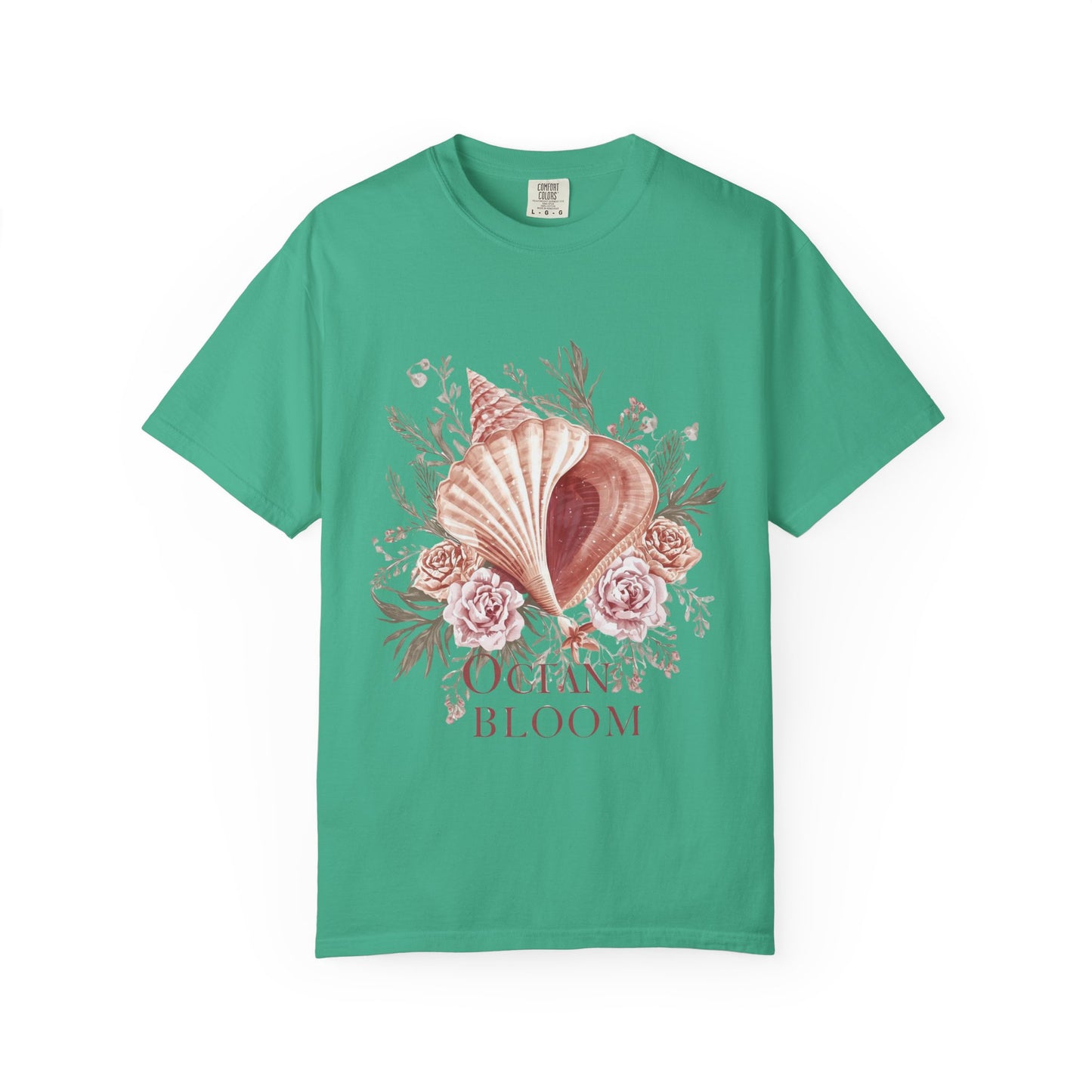 Ocean Bloom – Floral Ocean Aesthetic T-Shirt