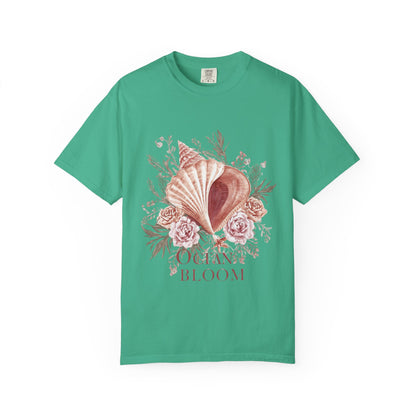 Ocean Bloom – Floral Ocean Aesthetic T-Shirt