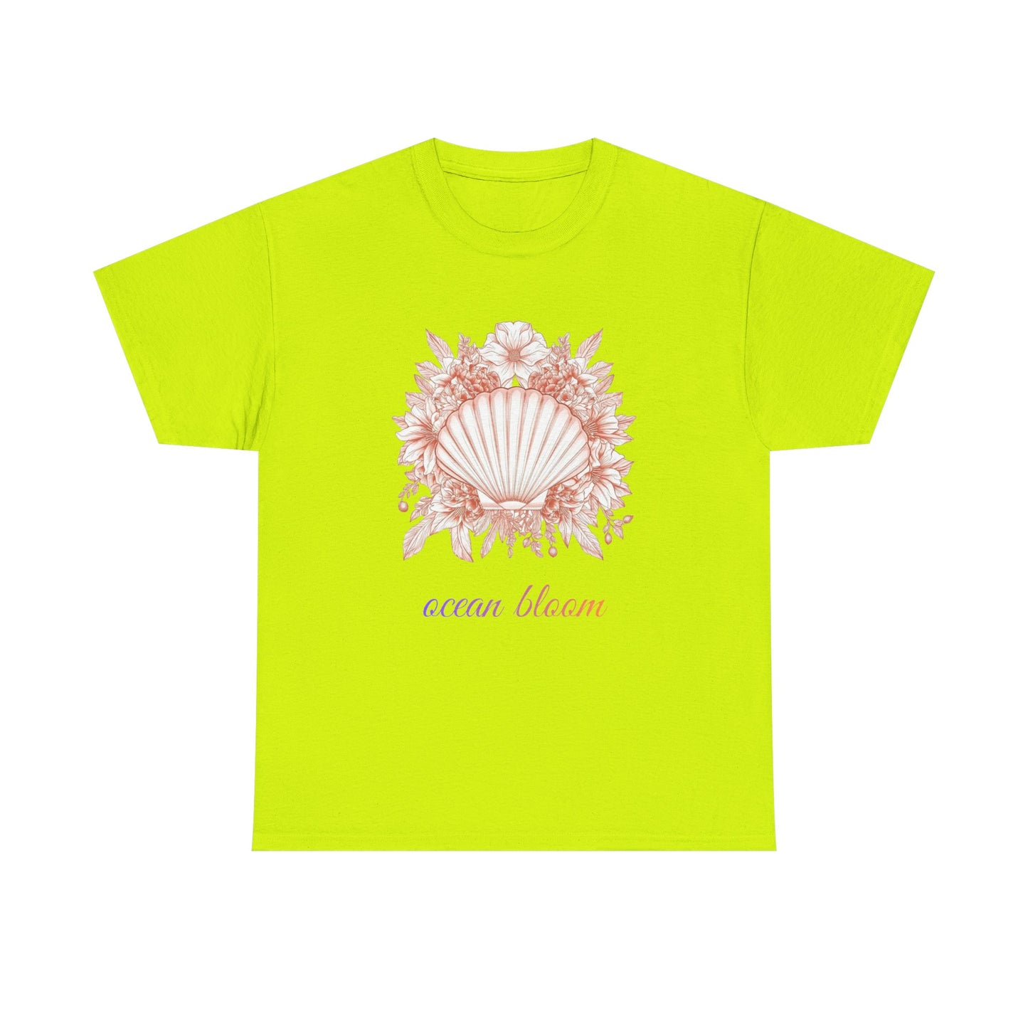 Ocean Bloom – Coastal Seashell Blossom T-Shirt