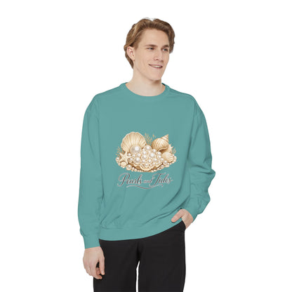 Pearls and Tides – Seashell Feminine Sweatshirt