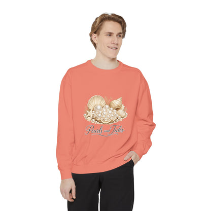 Pearls and Tides – Seashell Feminine Sweatshirt
