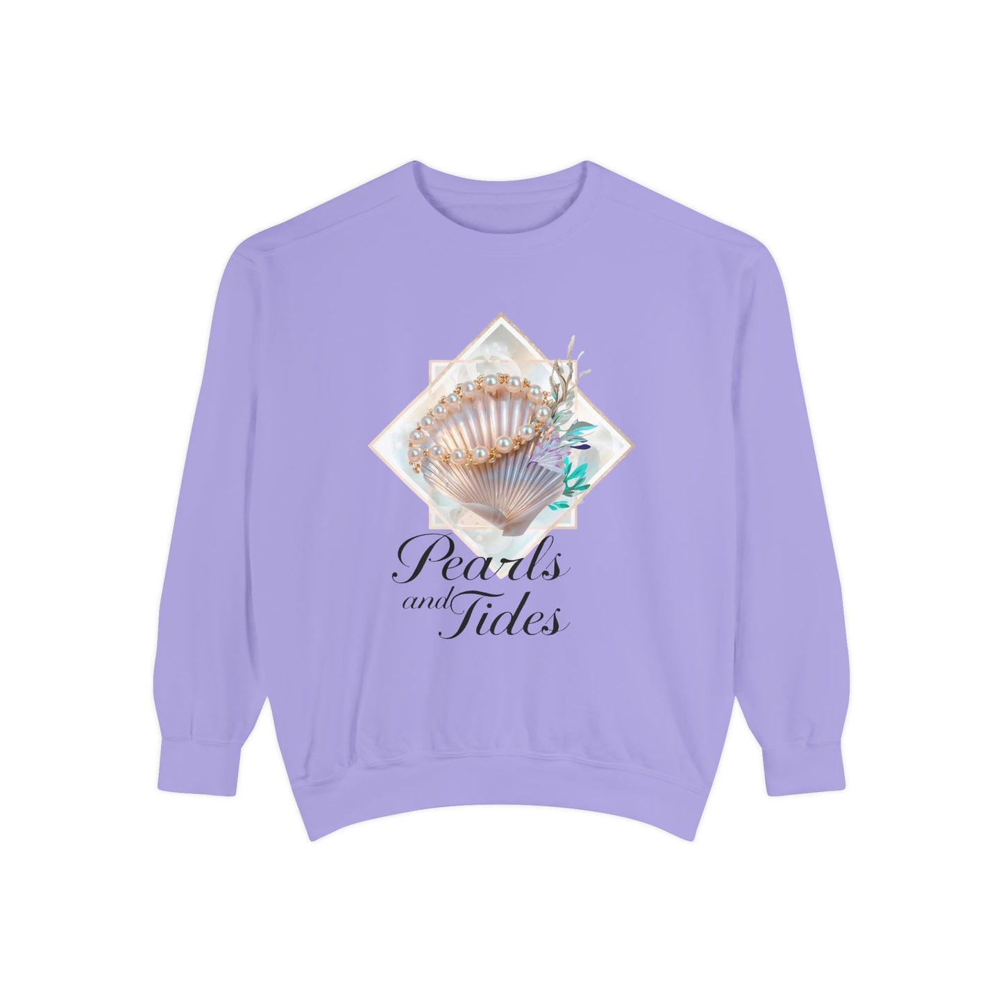 Pearls and Tides – Elegant Ocean Luxury T-Shirt