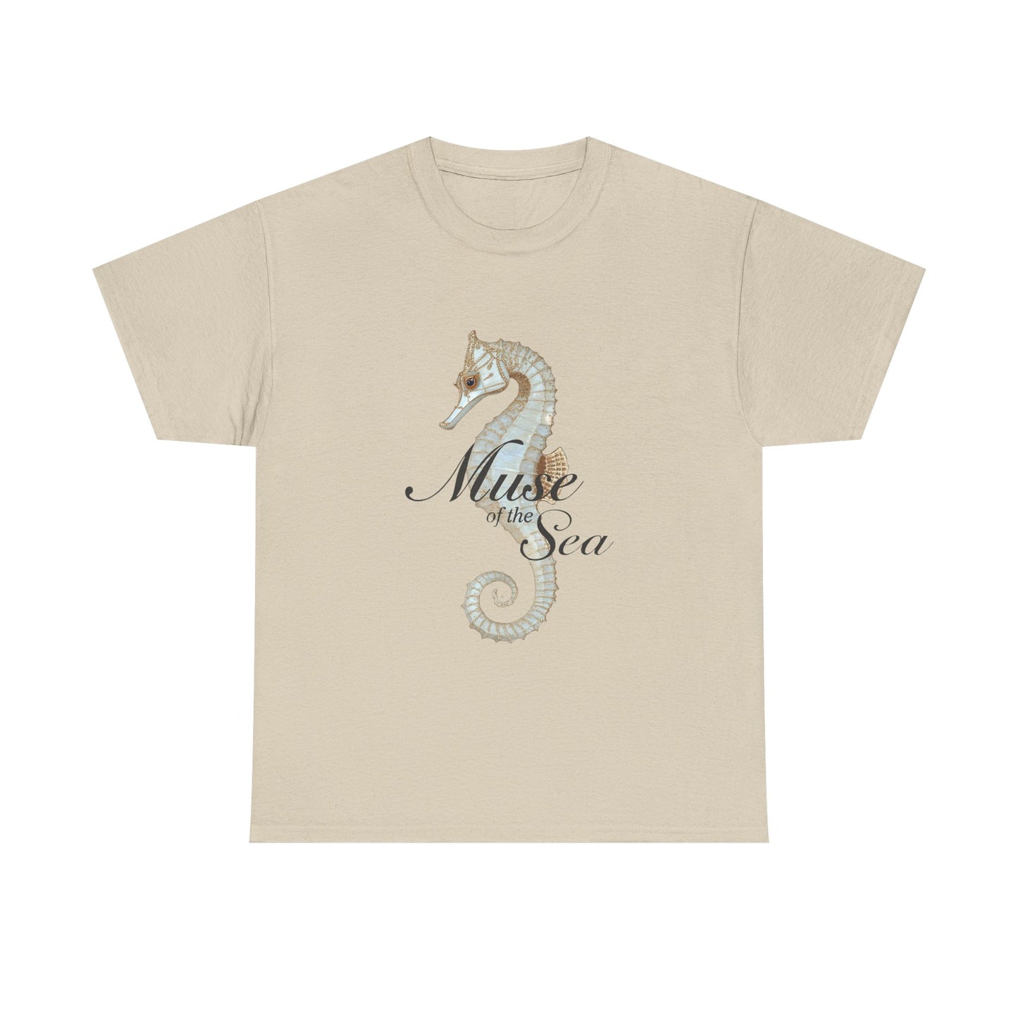 Muse of the Sea – Elegant Ocean Goddess T-Shirt