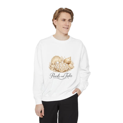 Pearls and Tides – Seashell Feminine Sweatshirt