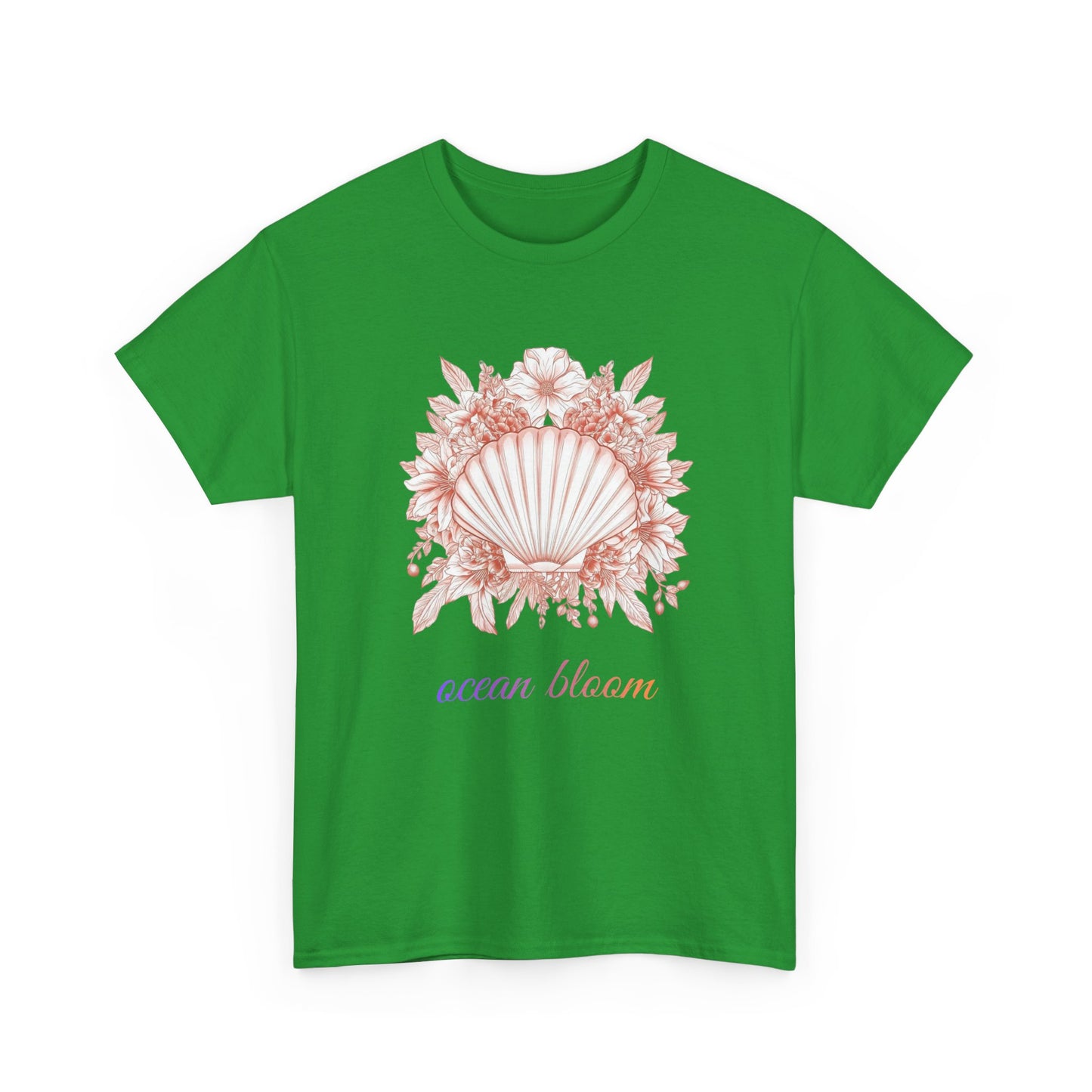 Ocean Bloom – Coastal Seashell Blossom T-Shirt